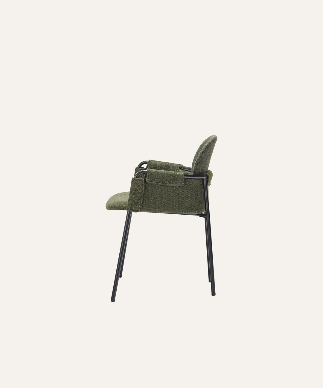 Work Plus（ワークプラス）】MAYUKU ARM CHAIR｜スリムなブラックの脚