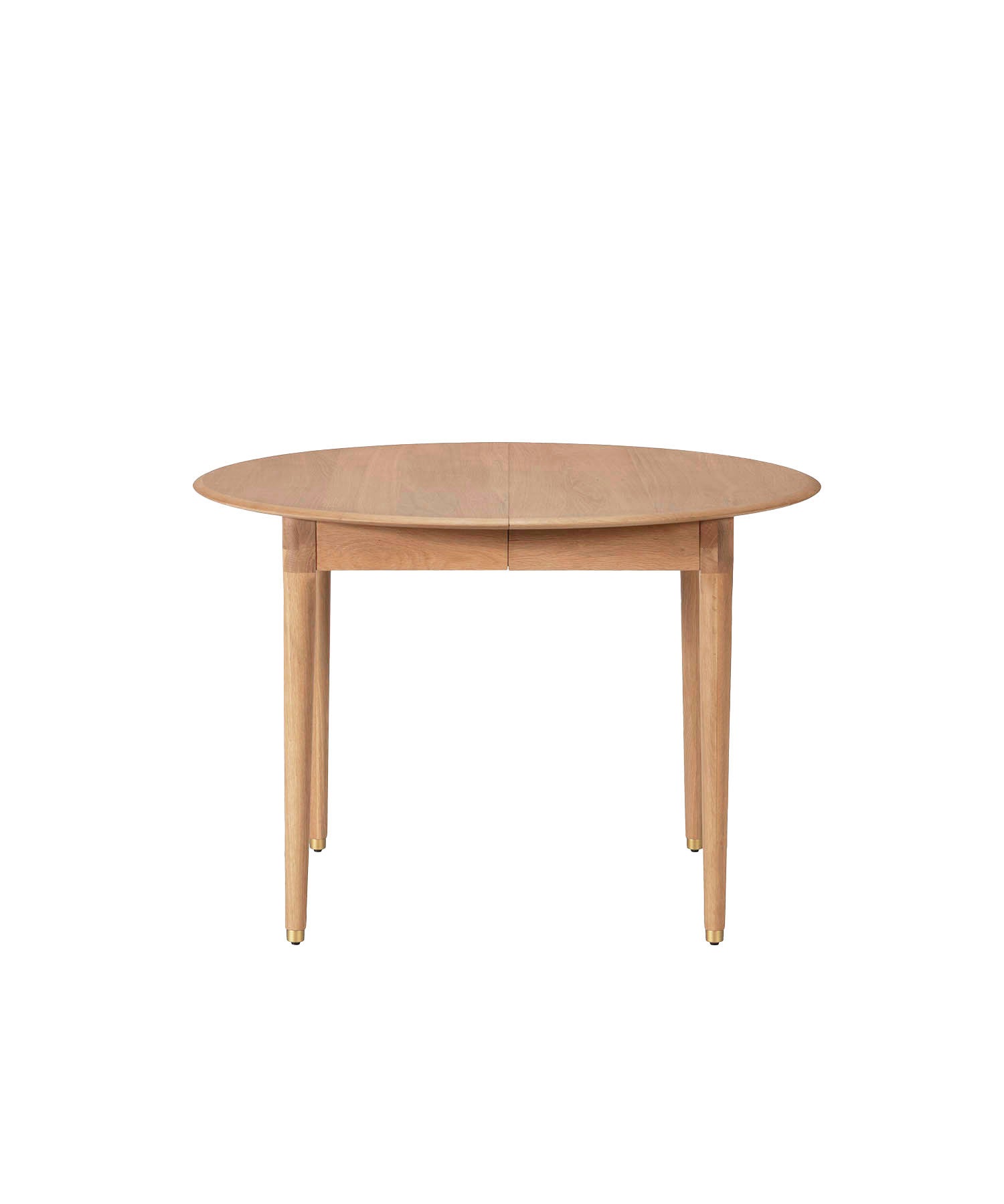 JULIE ROUND EXTENSION DINING TABLE WHITE OAK