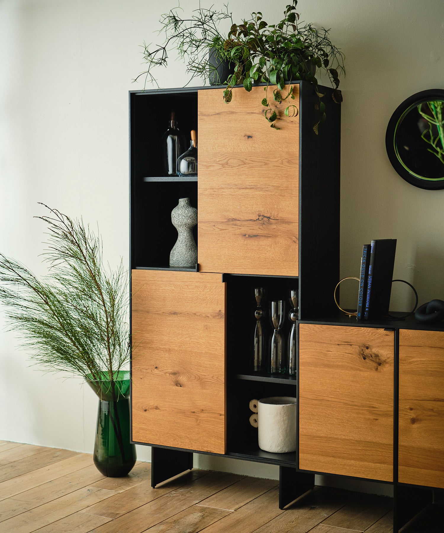 ESTRIA TALL BOOK CABINET