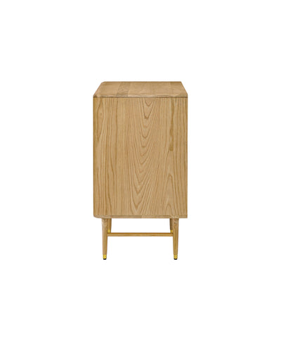 JULIE 2DOOR LOW CABINET WHITE OAK