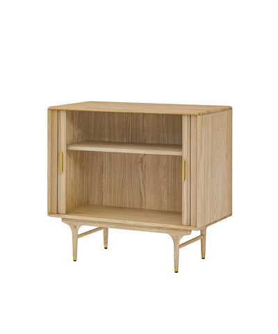 JULIE 2DOOR LOW CABINET WHITE OAK