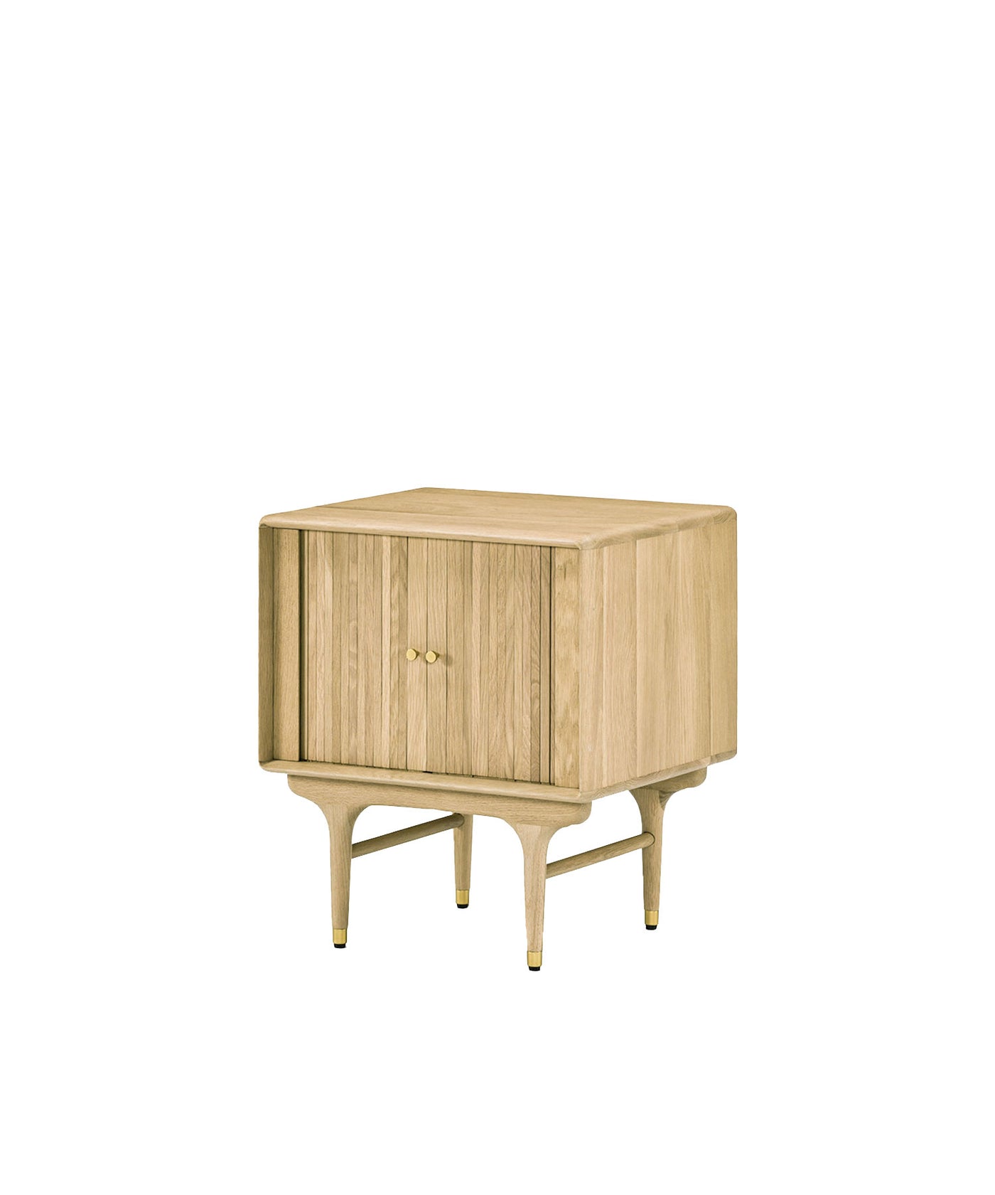 JULIE 2DOOR BEDSIDE TABLE WHITE OAK