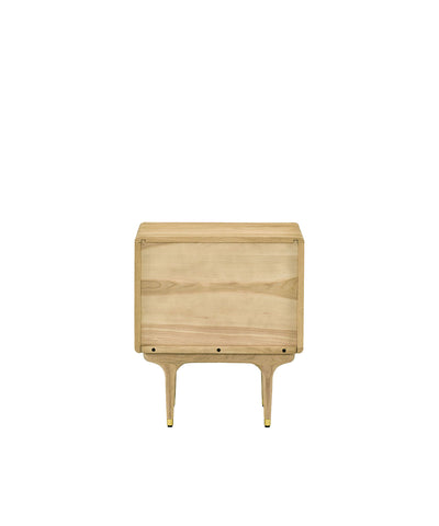 JULIE 2DOOR BEDSIDE TABLE WHITE OAK