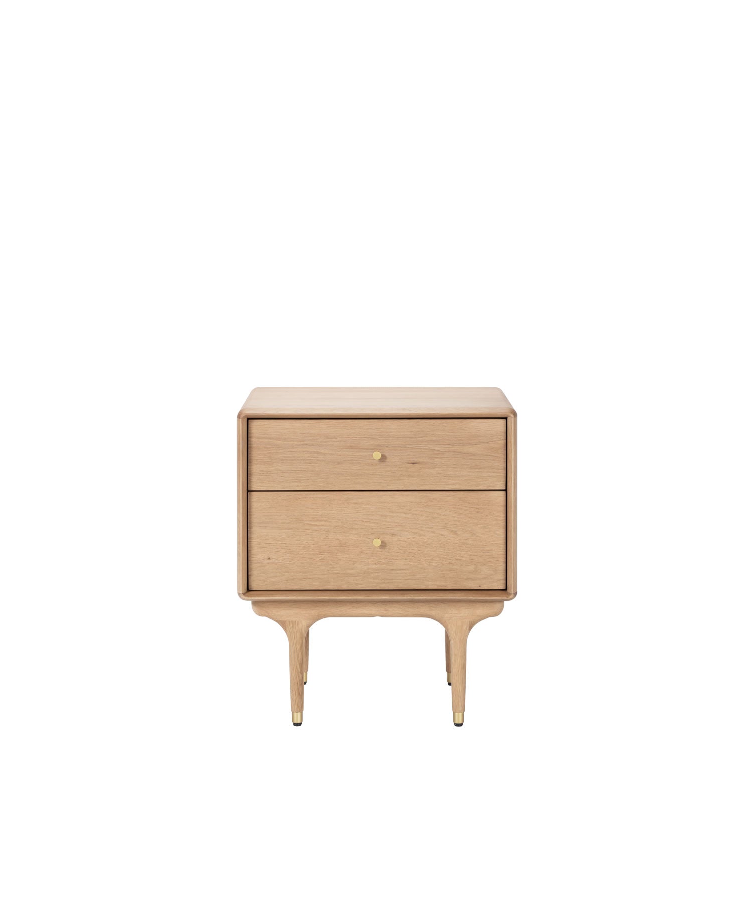 JULIE BED SIDETABLE WHITE OAK