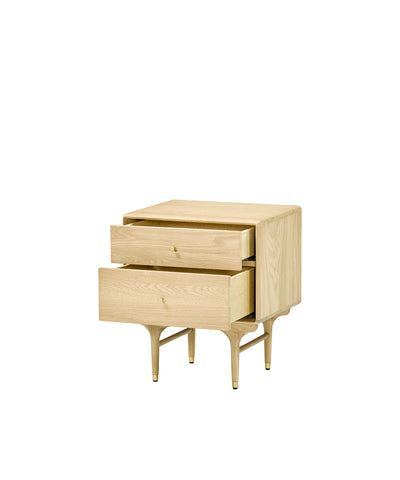 JULIE BED SIDETABLE WHITE OAK