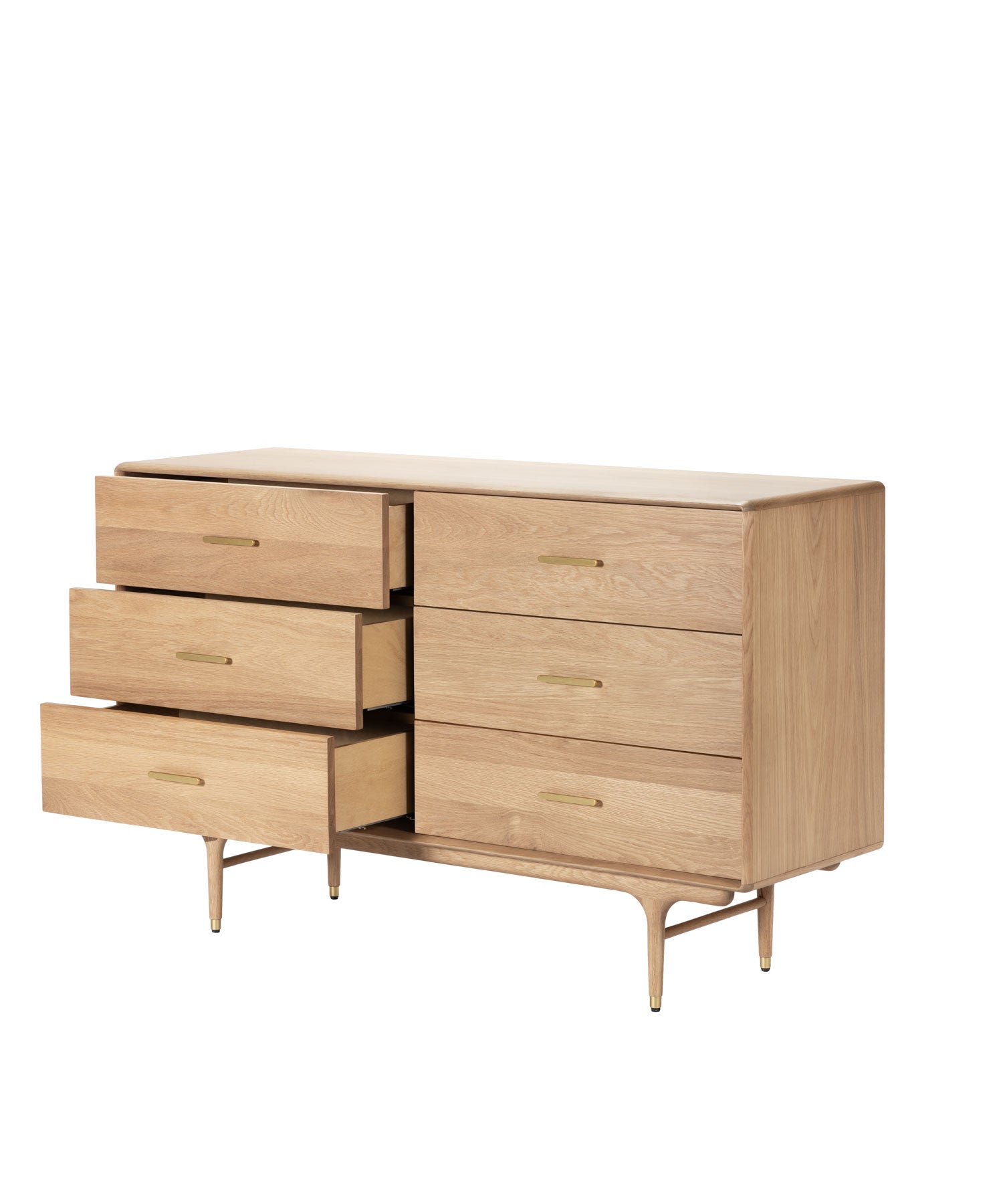 JULIE LOW CHEST WHITE OAK