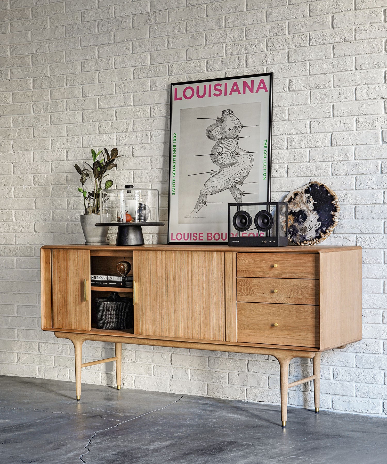 JULIE SIDE BOARD WHITE OAK