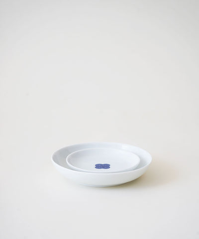 柳宗理（やなぎそうり）古白磁 染付紋 渦 3.5寸 豆皿