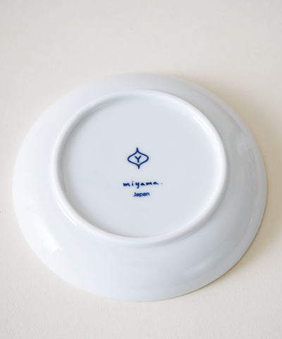 【SELECT】  古白磁 染付紋 渦 3.5寸 豆皿