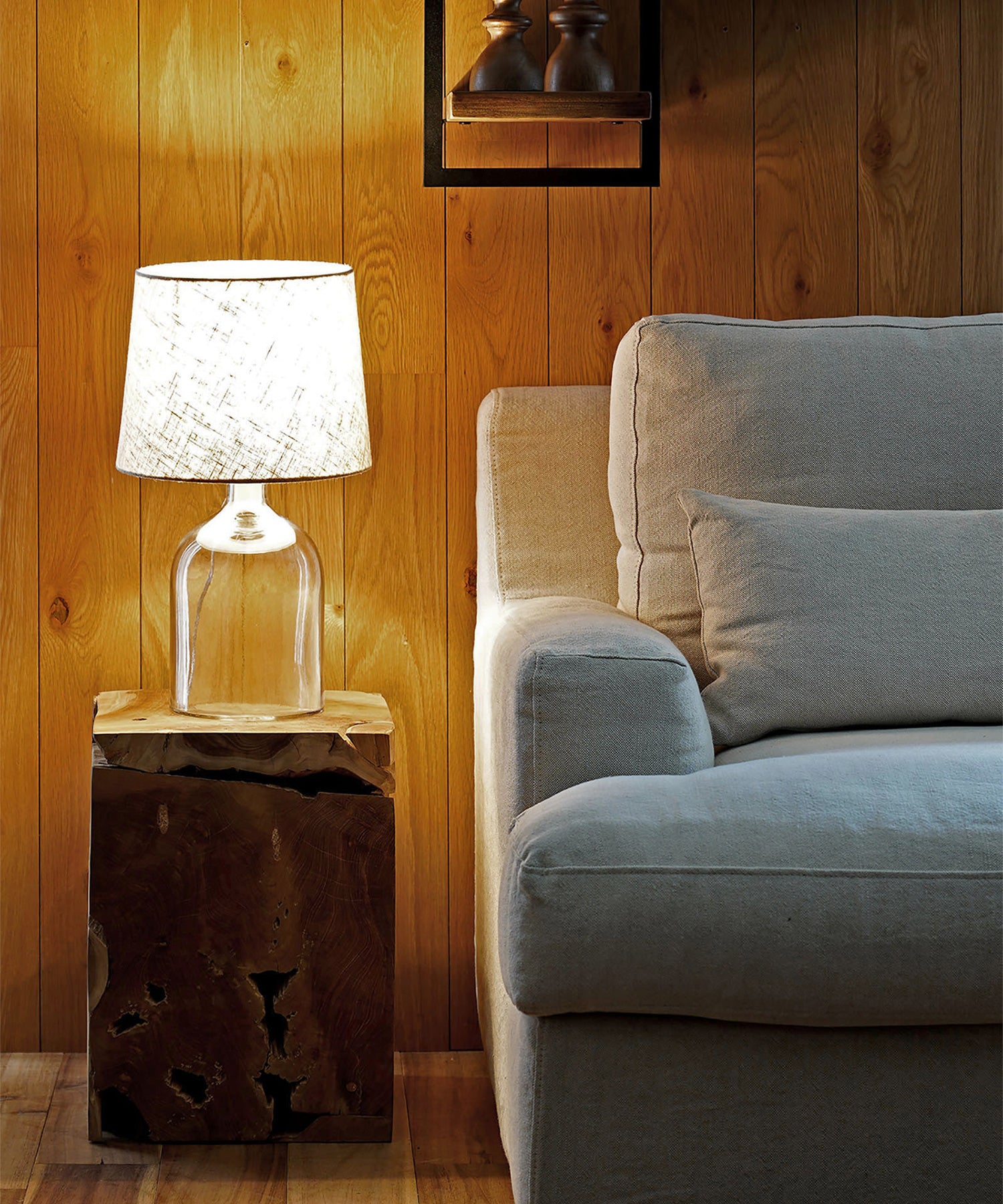 LINO GLASS TABLE LAMP