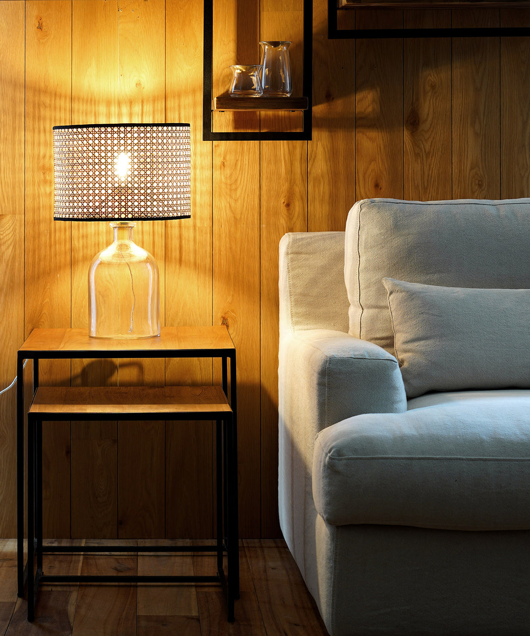ecruxe（エクリュクス）HEMMING GLASS TABLE LAMP – TIMELESS