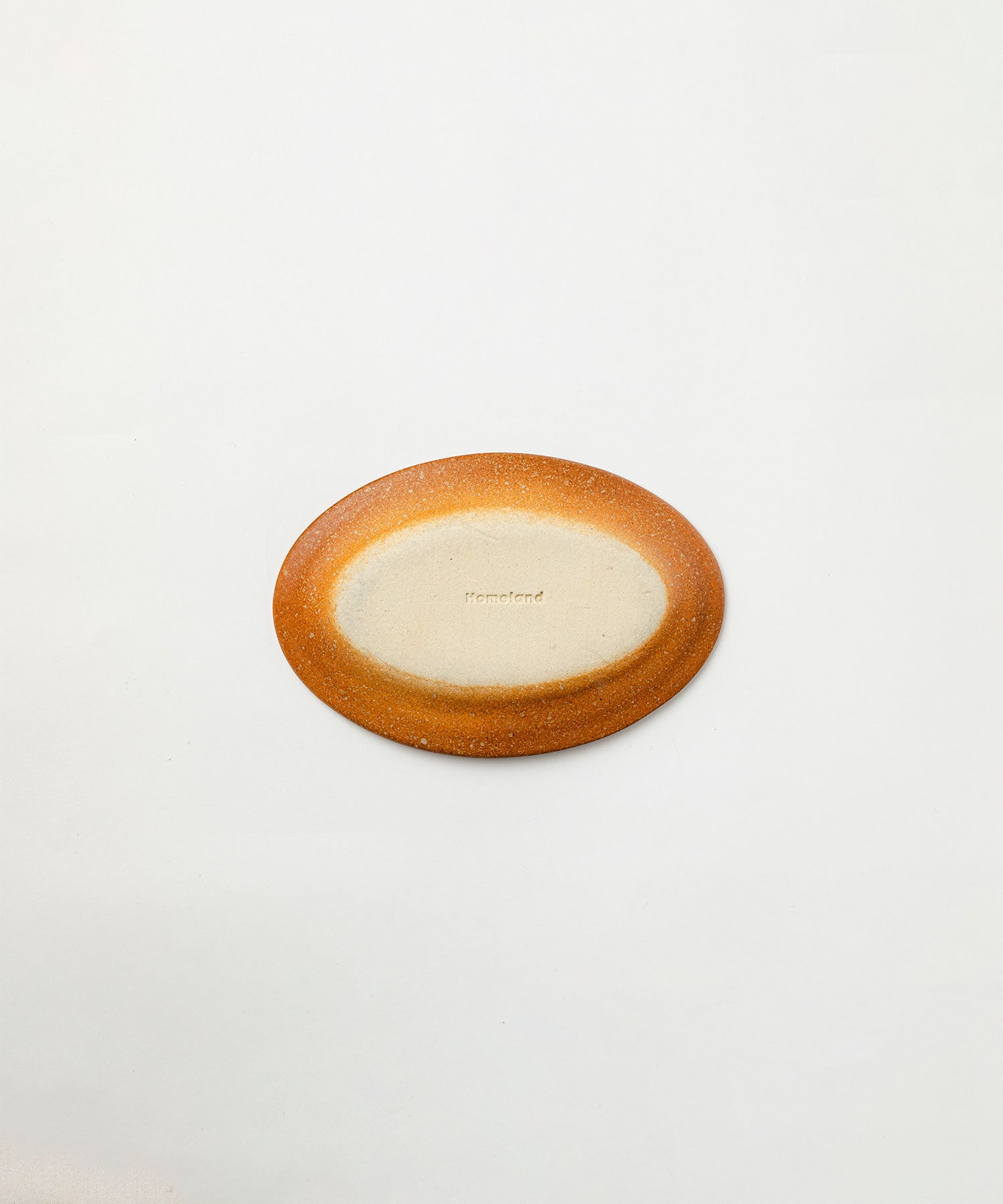 信楽焼　オーバル皿