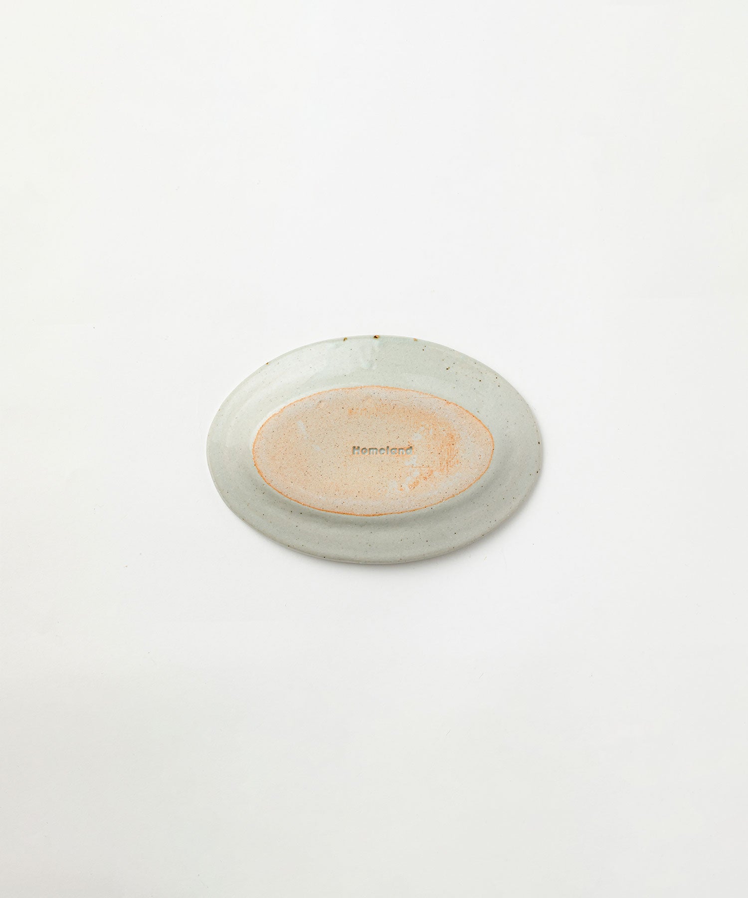 信楽焼　オーバル皿