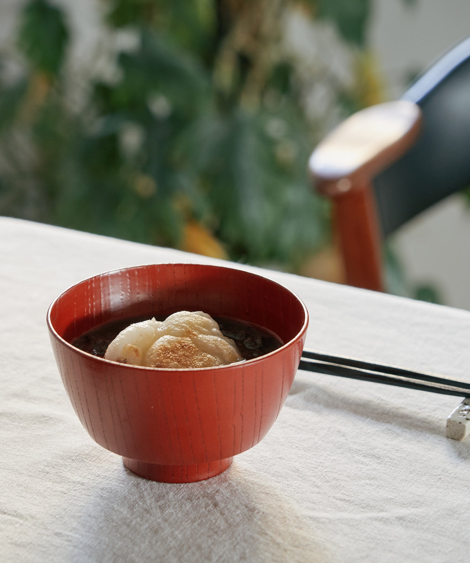 欅・一文字汁椀