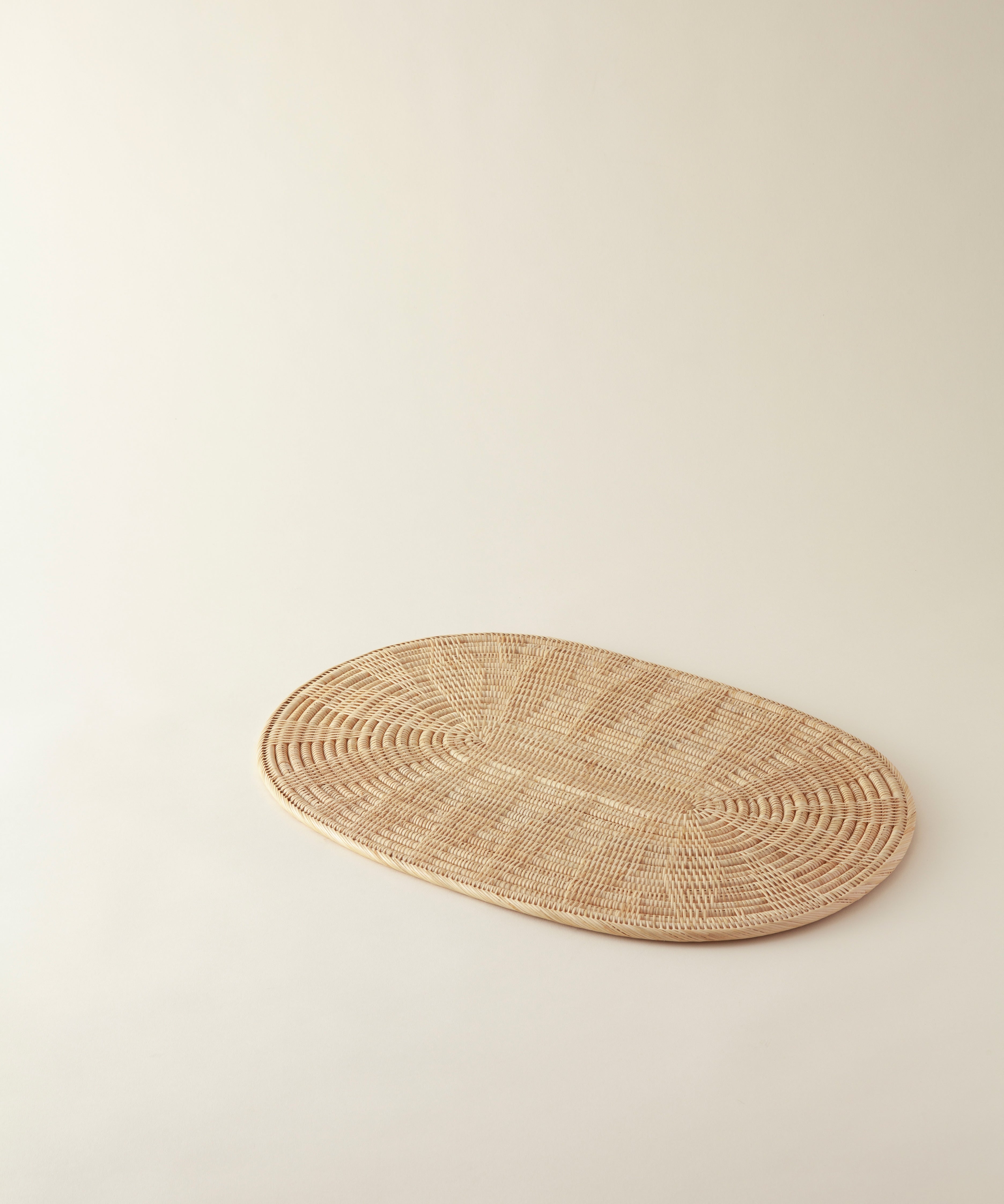 オーバルプレースマット 模様付