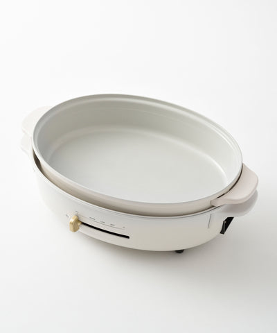 【BRUNO（ブルーノ）／OUTLET商品※箱汚れあり】 crassy+ オーバルホットプレート