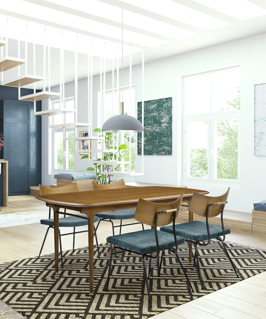 SQUARE ROOTS スクエアルーツ アームレスチェア SOLI F065 SQUARE ROOTS SOLI CHAIR / スクエアルーツ ソリ チェアー