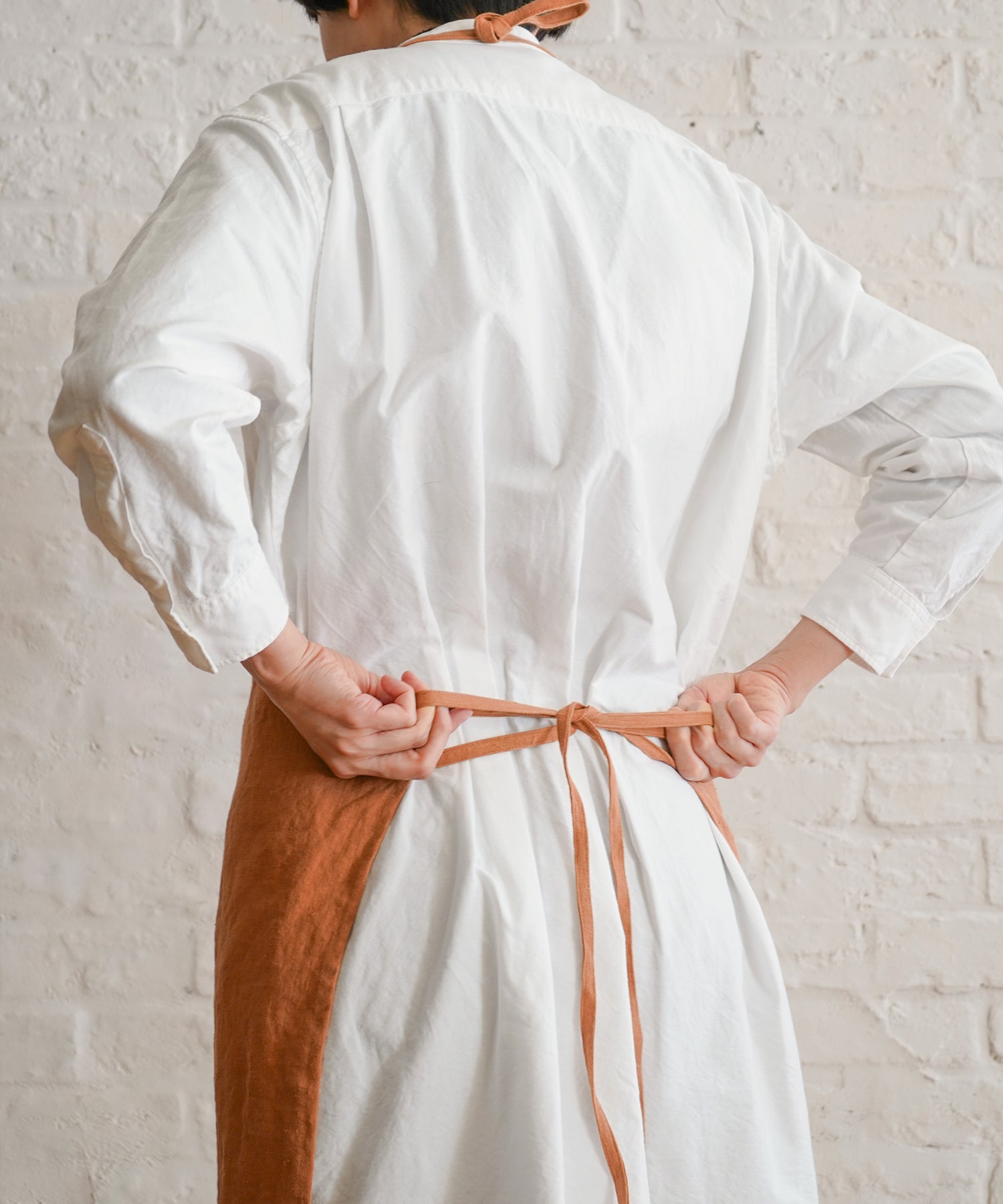 腰ひもは、前でも後ろでもお好みに合わせて結べます