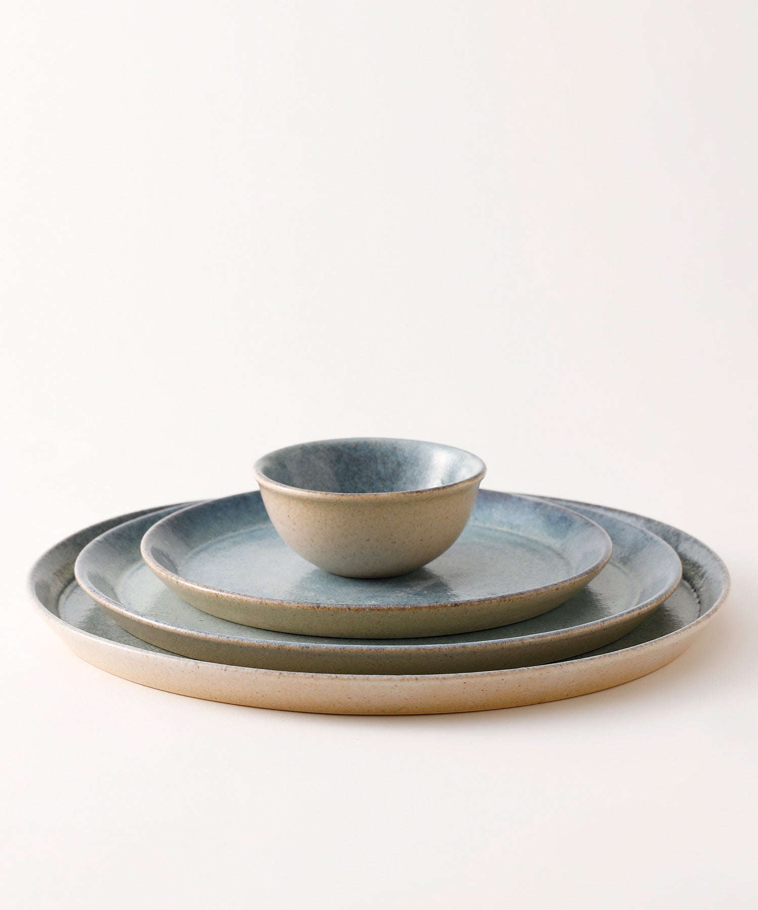 信楽焼 小鉢　青萩