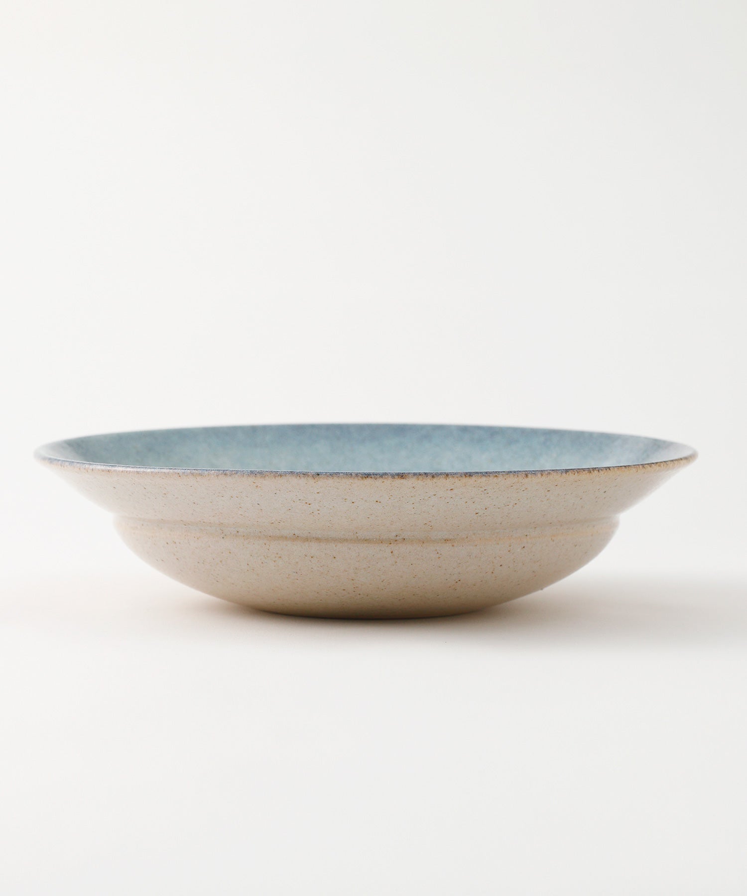 信楽焼 深皿 24cm　青萩