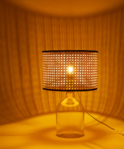 【ecruxe（エクリュクス）】 HEMMING GLASS TABLE LAMP
