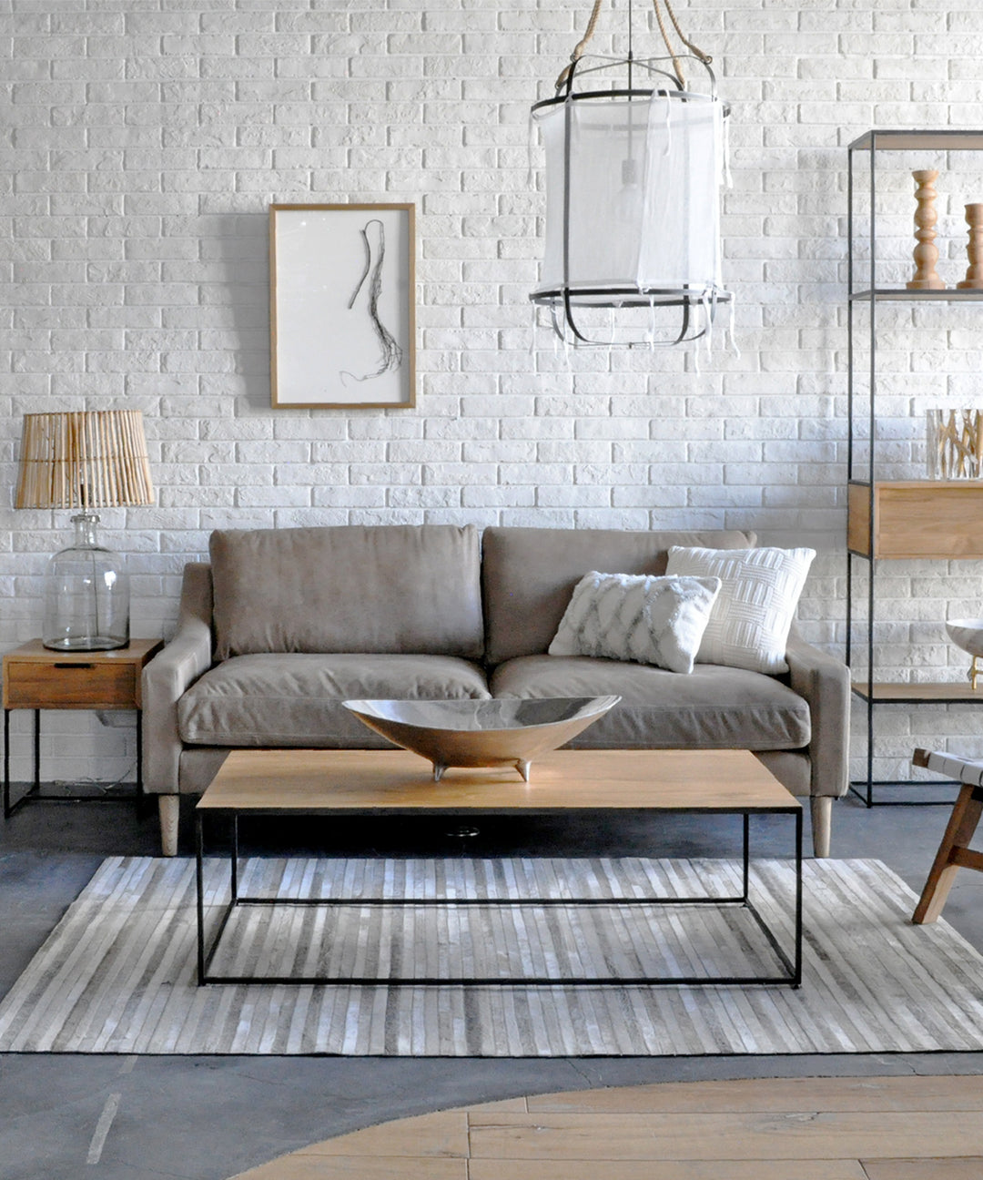 【レチェオ 】dareels ONE TWO COFFEE TABLE dareels（ダリールズ）ONE TWO COFFEE TABLE｜細いアイアンの脚